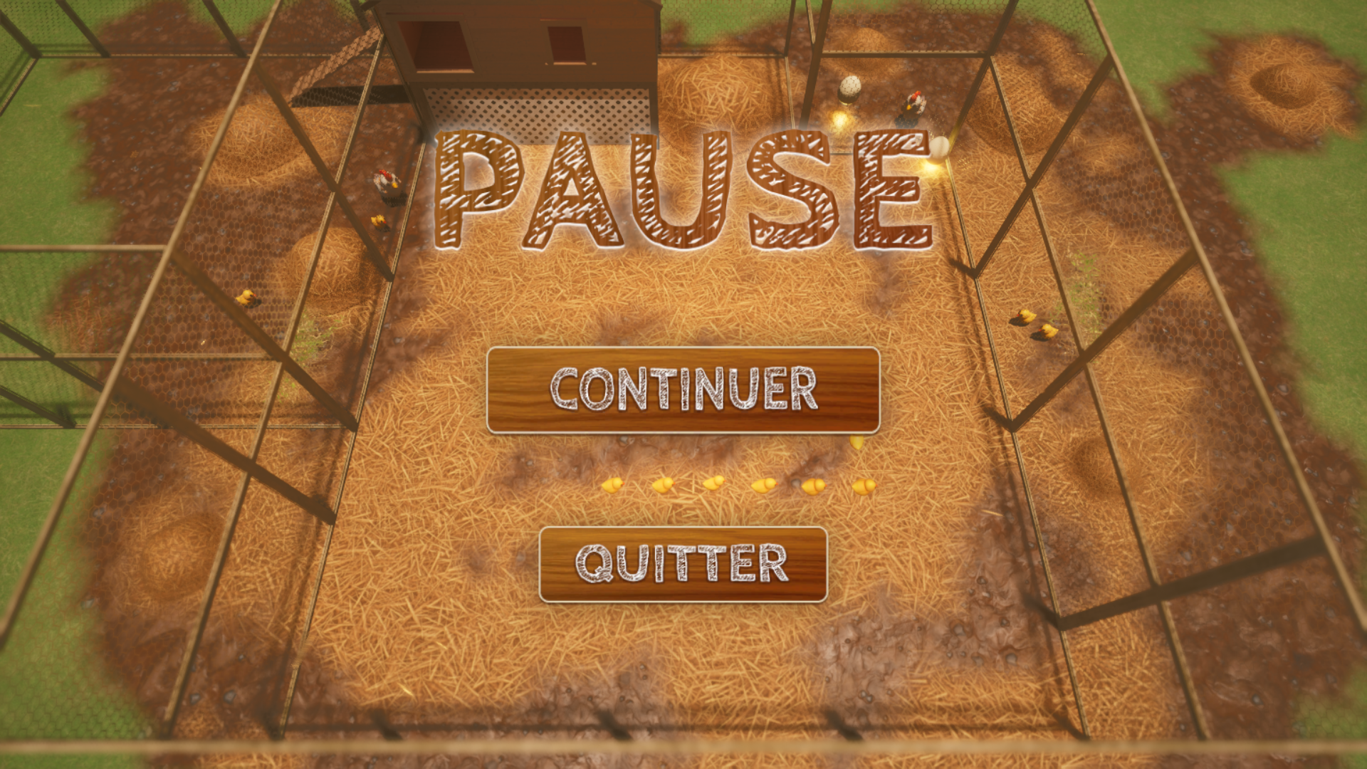 Poule Poeufs Pause Menu